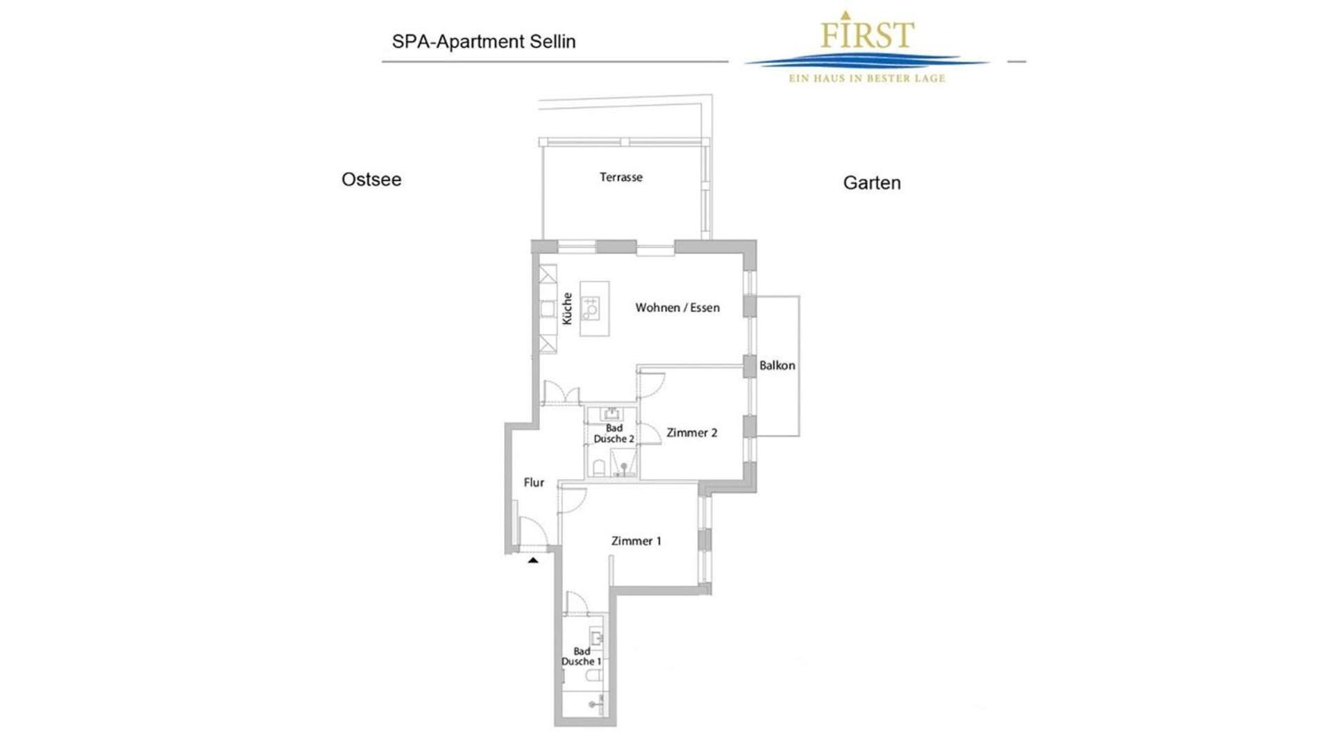 Spa Apartment First Sellin Экстерьер фото